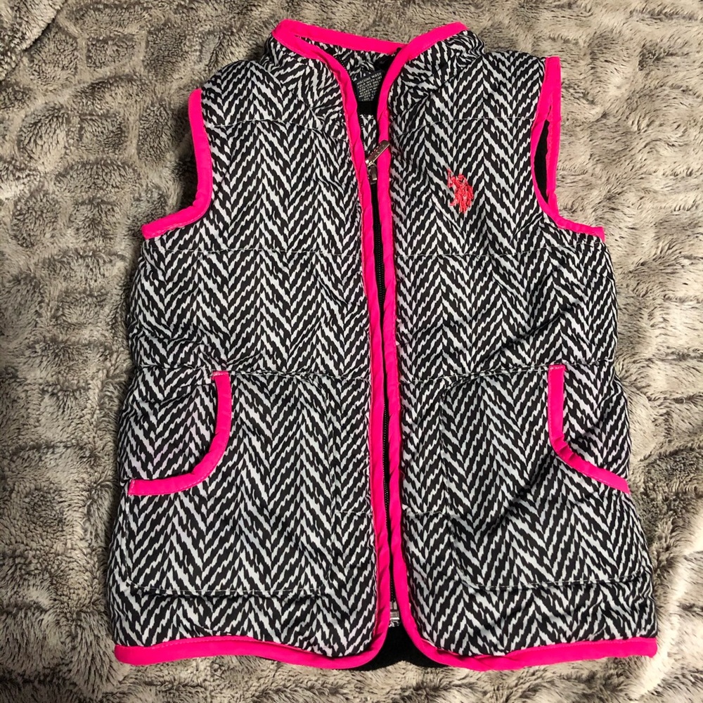 Preowned U.S. Polo lined quilted vest